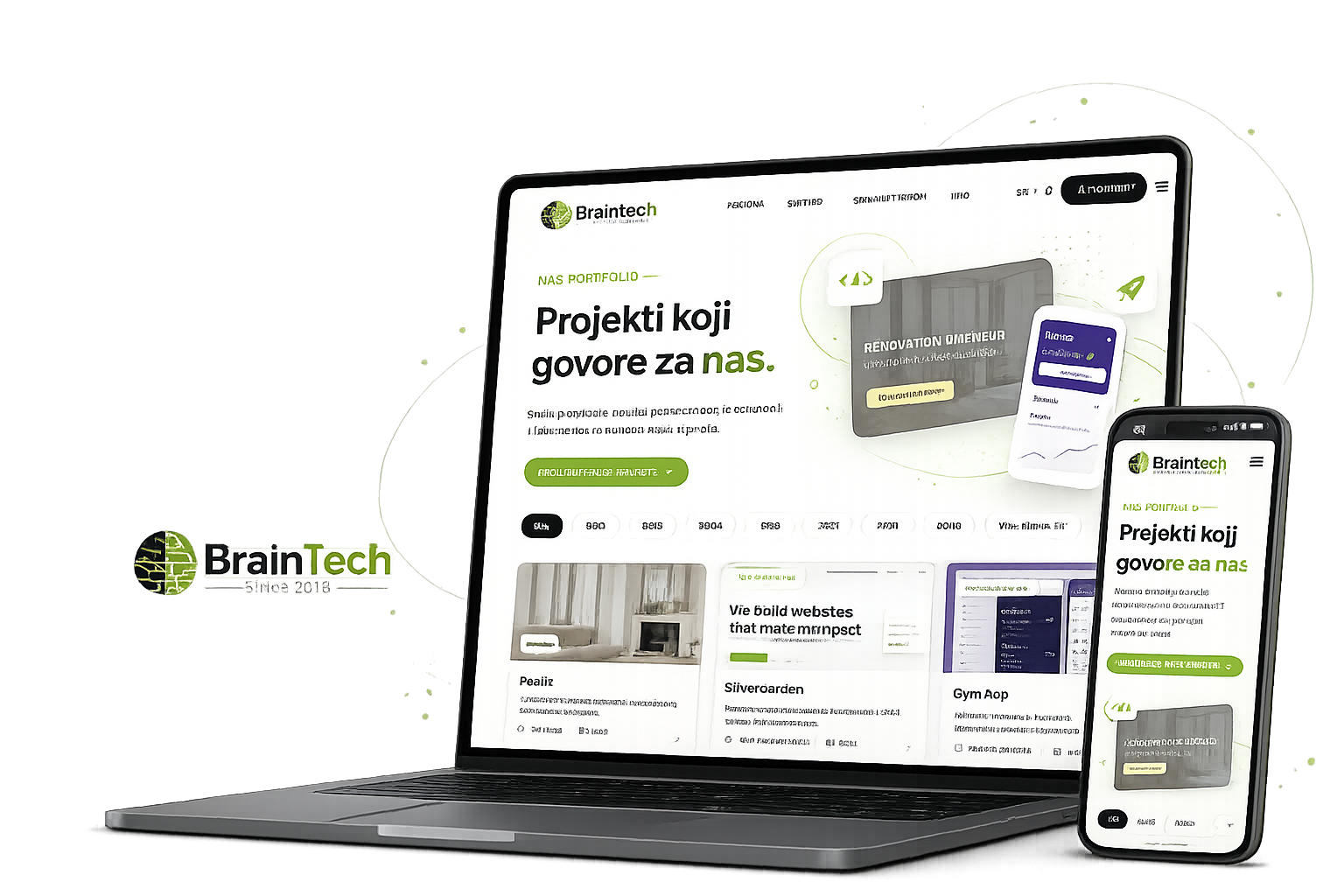 BrainTech portfolio projekti