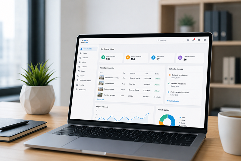 EstateApp - digitalna platforma koja menja način rada agencija za nekretnine